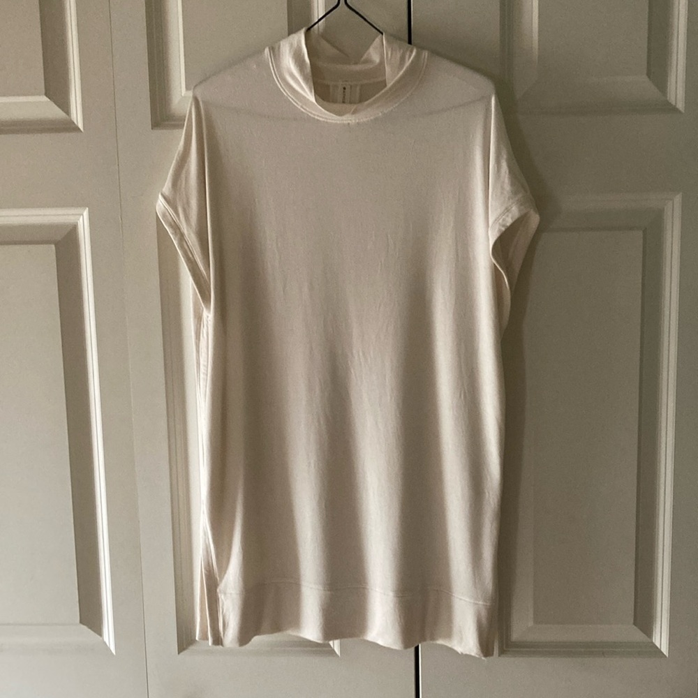 Athleta weekender women’s tunic cream small casual comfortable